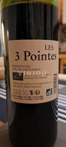 Languedoc Minervois Vignobles Foncalieu Les 3 Pointes 2022