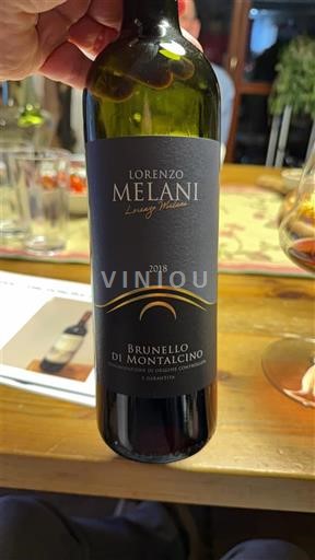 Tuscany Brunello di Montalcino Lorenzo Melani 2018