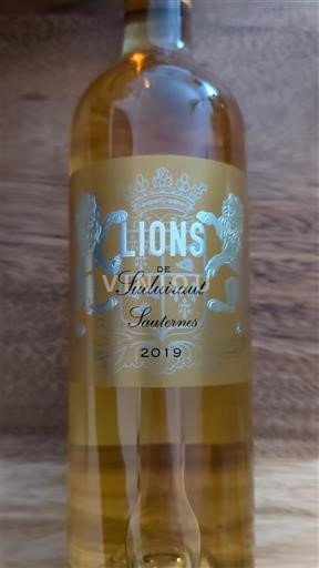 Bordeaux Sauternes Château Suduiraut Lions de Suduiraut 2019
