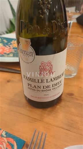 Rona dolina Côtes-du-Rhône-Villages Famille Lambert Plan de Dieu 2022