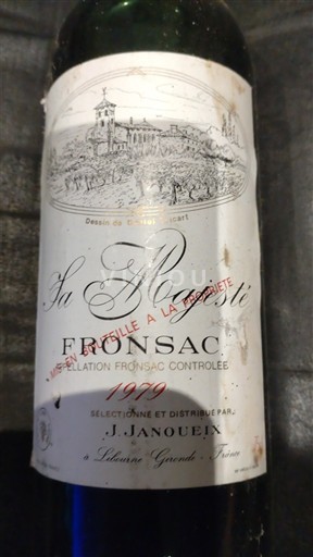Bordeaux Fronsac J. Janoueix La Majesté 1979