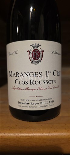 Borgoña Maranges Premier Cru Domaine Roger Belland Clos Roussots 2023