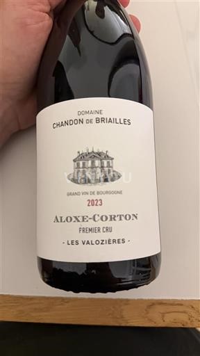 Viinit Rouge sec Les Valozières Chandon de Briailles 2023 Ranska Burgundi Aloxe-Corton AOC Premier Cru