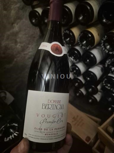 Bourgondië Vougeot Premier Cru Domaine Bertagna Clos de la Perrière 2016