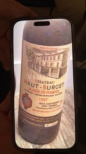 Bordeaux Lalande-de-Pomerol Château Haut-Surget 1997