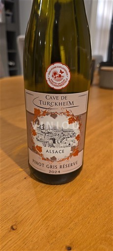 Alsacia Cave de Turckheim Pinot Gris Réserve 2024