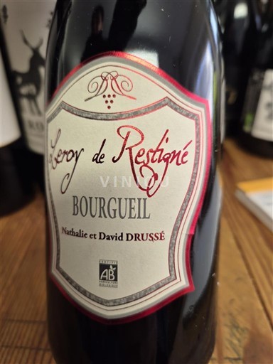 Loirevallei Bourgueil Nathalie et David Drussé Leroy de Restigné 2023