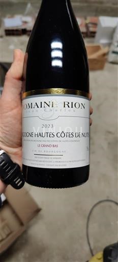 Бургундія Окрестности Нюи Domaine Rion Le Grand Bas 2023