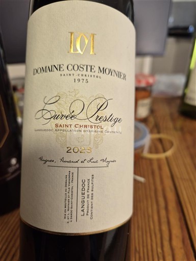 Languedoc Domaine Coste Moynier Prestige 2023