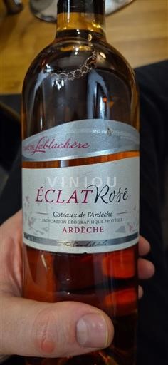 Alpes e regiões Ródano Coteaux de l'Ardèche Cave de Lablachère Éclat Rosé 2021