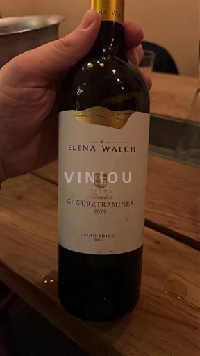 Vine Blanc sec Elena Walch 2021 Italien Veneto Valdadige DOC