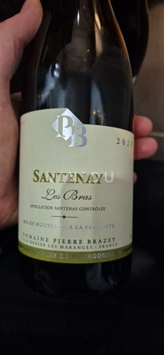 Burgundy Santenay Domaine Pierre Brazey Les Bras 2023