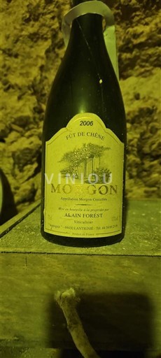 Beaujolais Morgon Alain Forest Fût de Chêne 2006