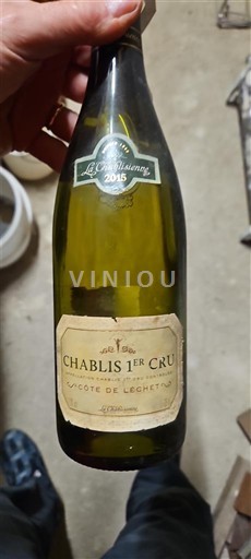 Vini Blanc sec Côte de Léchet La Chablisienne 2015 Francia Borgogna Chablis AOC Premier Cru