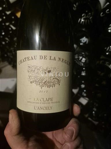 Languedoc La Clape Château La Négly L'Ancely 2017