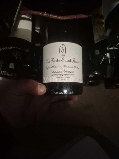 Vallée de la Loire Saumur-champigny La Porte Saint Jean 2018