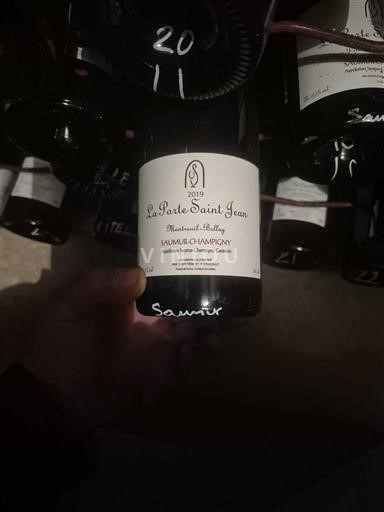 Vallée de la Loire Saumur-champigny La Porte Saint Jean Saumur 2019