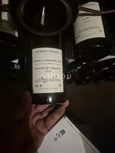 Vini Blanc sec Montée de Tonnerre Moreau-Naudet 2020 Francia Borgogna Chablis AOC Premier Cru