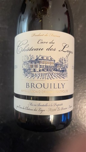 Beaujolais Brouilly Château S Loges Non Millésimé