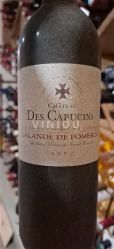 Bordeaux Lalande-de-Pomerol Château S Capucins 2007
