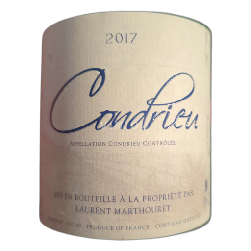 Rhônen laakso Condrieu Laurent Marthouret 2017