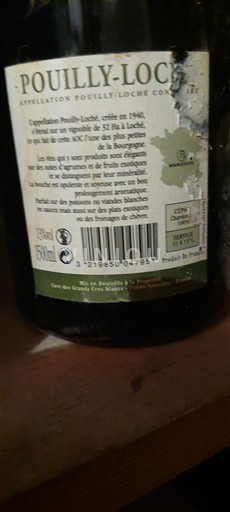Burgundy Pouilly-Loché Cave des Grands Crus Blancs Non-Vintage