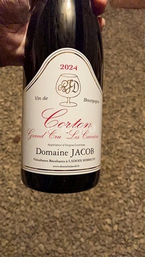 Бургундія Кортон Grand Cru Domaine Jacob Les Carrières 2024