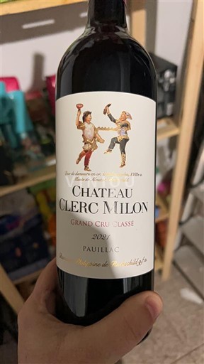 Bordeaux Pauillac Grand Cru Château Clerc Milon 2021