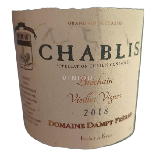 Burgund Chablis Domaine Dampt Frères Vieilles Vignes 2018