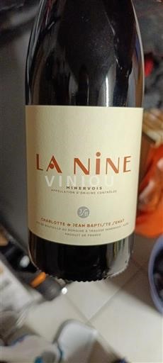 Vin Rouge sec La Nine Charlotte & Jean-Baptiste Sénat 2024 France Languedoc Minervois AOC