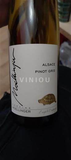 Vinhos Blanc sec Domaine Moellinger Non millésimé França Alsácia Vin de France