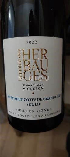 Loirevallei Muscadet-Côtes-de-Grand-Lieu Domaine S Herbauges Vieilles Vignes 2022