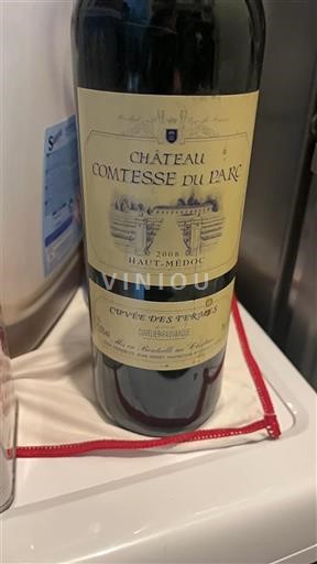 Bordeaux Haut-Médoc Château Comtesse du Parc des Strides 2008