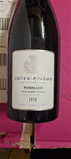 Burgundsko Pommard Château Pommard Clos Marey-Monge Grands Esprits 2020
