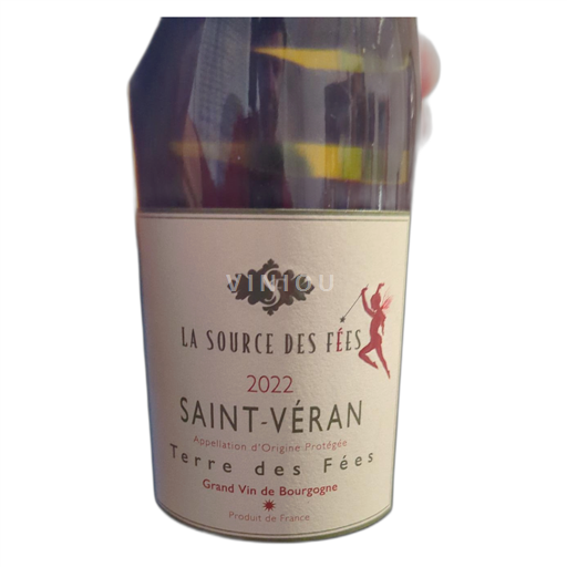 Vin Blanc sec Terre des Fées La Source Des Fées 2022 France Bourgogne Saint-Véran AOC