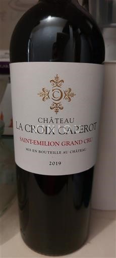 Bordeaux Saint-Émilion Grand Cru Grand Cru Château La Croix Caperot 2019