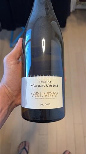 Údolí Loiry Vouvray Domaine Vincent Carême 2018