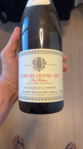 Borgogna Corton Grand Cru Domaine Vincent Bouzereau Les Fiètres 2019