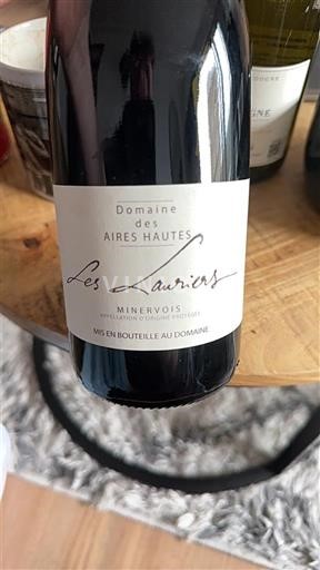 Vin Rouge sec Les Lauriers Domaine S Aires Hautes Non millésimé France Languedoc Minervois AOC