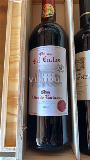 Burdeos Blaye-Côtes de Burdeos Château Bel Enclus 2022