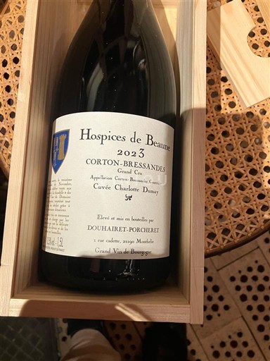 Bourgogne Corton-Bressandes Grand Cru Hospices de Beaune Charlotte Dumay 2023