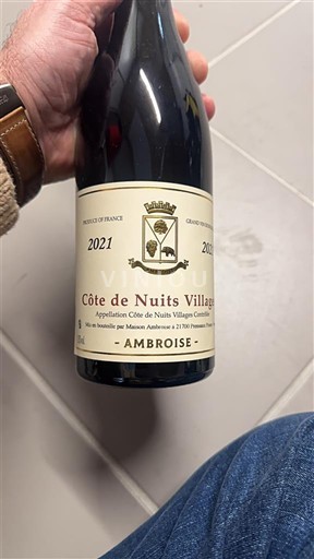 Burgundija Côte de Nuits Villages Maison Ambroise 2021