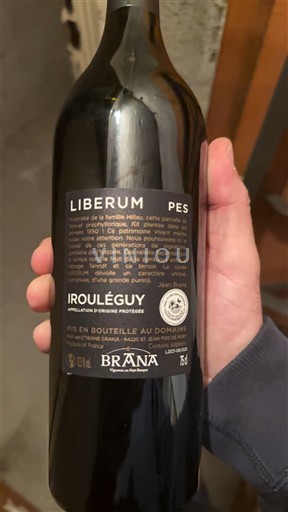 Southwest Irouléguy Brana Liberum Pes 2019