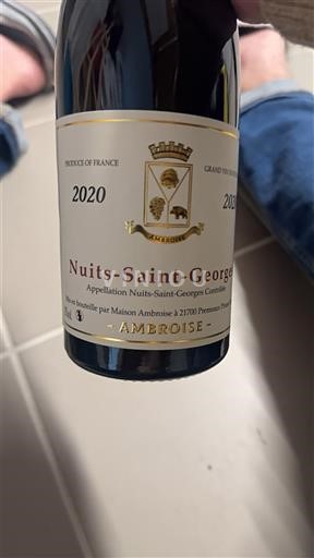 Бургундія Нюї-Сен-Жорж Maison Ambroise 2020