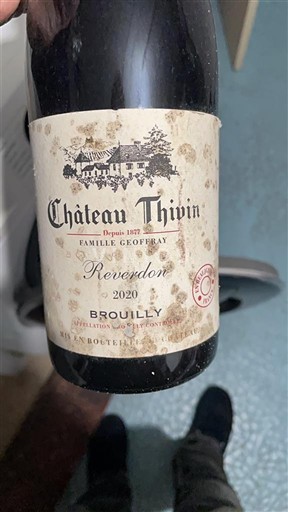Beaujolais Brouilly Château Thivin Reverdon 2020