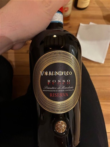 Apulien Primitivo di Manduria Magnifico Rosso Riserva Ikke årgangsbestemt