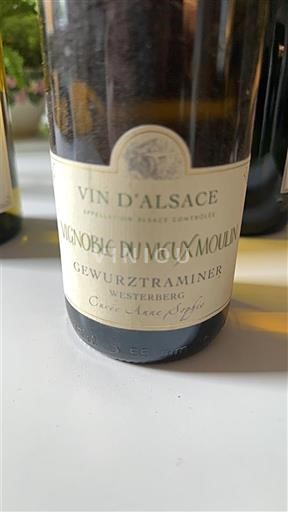 Alsácia Vignoble du Vieux Moulin Westerberg 2007