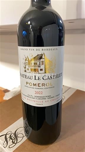 Burdeos Pomerol Château Le Castelet 2022