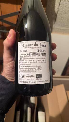 Jura Crémant du Jura Domaine André et Mireille Tissot 2024