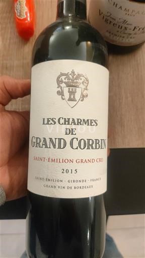 Bordeaux Saint-Émilion Grand Cru Grand Cru Château Grand Corbin Les Charmes de Grand Corbin 2015